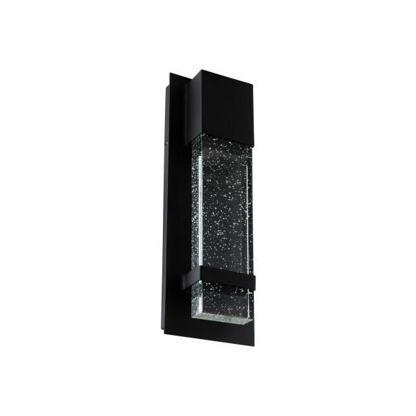 Sunlite Sunlite LED Wall Sconce w/ Rain Glass Panel, 13-3/4in Tall 6-1/2in Wide, 12W, Finish, Warm White 81170-SU - main